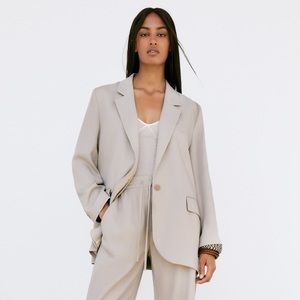 NWT Zara oversized flowy blazer